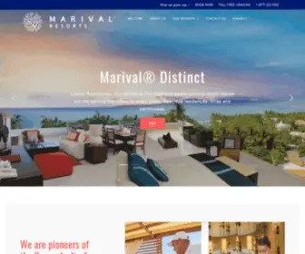 Marivalresorts.com(Riviera Nayarit all inclusive beachfront resorts) Screenshot