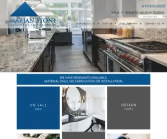 Marjan-Stone.com(Countertops San Diego) Screenshot