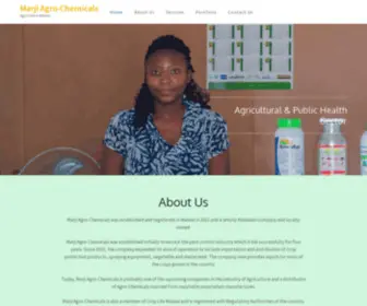 Marjiagrochemicalsmw.com(Agriculture Malawi) Screenshot