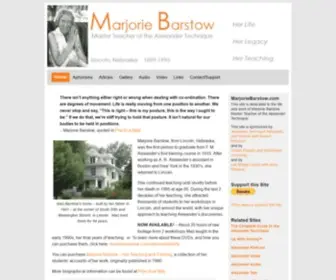 Marjoriebarstow.com(Her Life) Screenshot