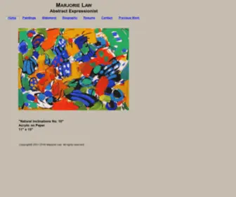 Marjorielaw.net(Marjorie Law) Screenshot