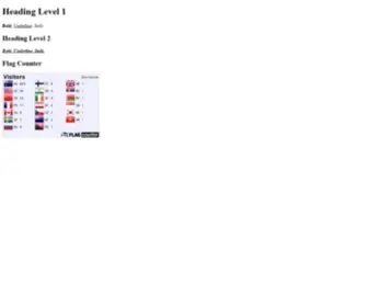 Mark-Dixon.com(Mark Dixon's Test Site) Screenshot