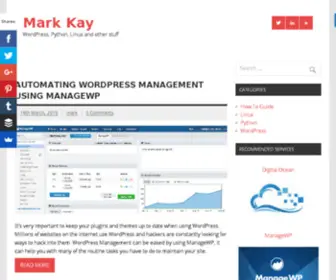 Mark-KAY.net(Linux and Data Science Blog) Screenshot