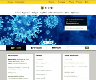 Mark.se(Marks kommun) Screenshot