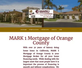 Mark1Mortgage.com(Company Name Lending) Screenshot