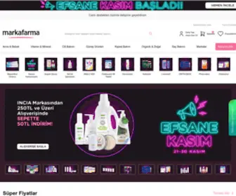 Markafarma.com(Anne-bebek, dermokozmetik online alışveriş sitesi) Screenshot