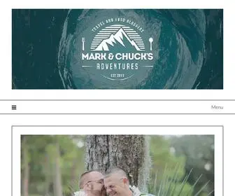 Markandchucksadventures.com(Meet Mark and Chuck) Screenshot