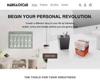 Markandoscar.com(Begin your personal revolution) Screenshot