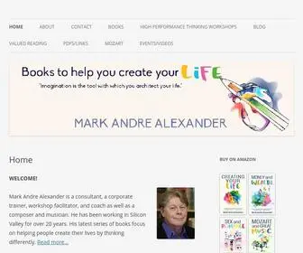 Markandrealexander.com(Mark Andre Alexander) Screenshot