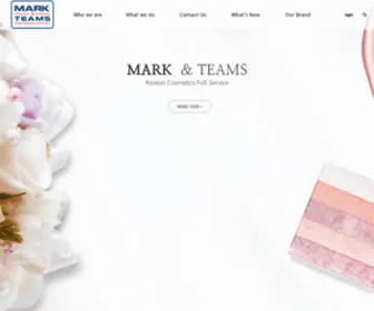 Markandteams.com(MARK&TEAMS) Screenshot