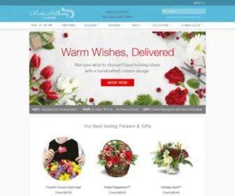 Markanthonyflowers.com(Aurora CO Florist) Screenshot