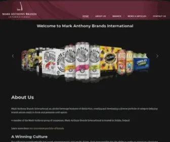 Markanthonyintl.com(Mark Anthony Brands International) Screenshot