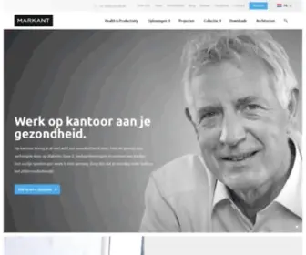 Markantoffice.com(Markant Health & Productivity) Screenshot