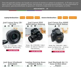 Markaslaptop.com(Jual Beli Laptop Second dan Kamera Bekas di Malang) Screenshot