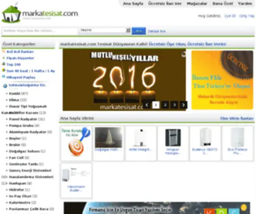 Markatesisat.com(Marka Tesisat) Screenshot