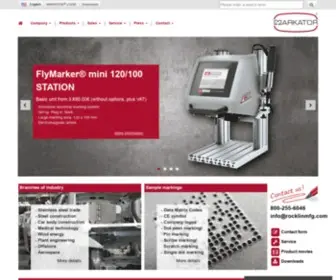 Markator.com(Marking equipment) Screenshot