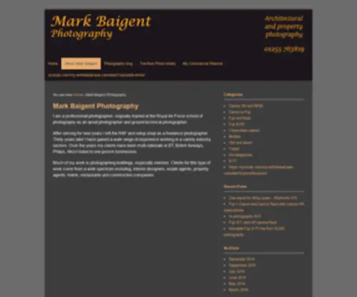 Markbaigent.co.uk(Markbaigent) Screenshot