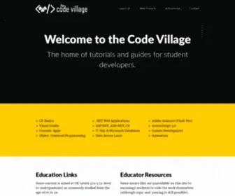 Markbennison.com(The Code Village) Screenshot