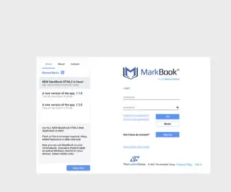 Markbookapp.com(MarkBook) Screenshot