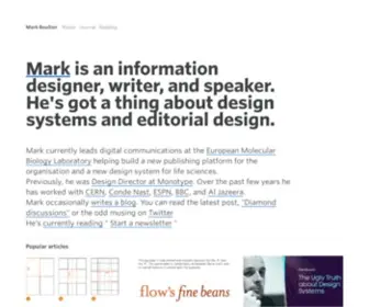 Markboulton.co.uk(Product design) Screenshot