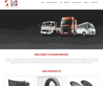 Markbrakes.com(Break and Clutch Lining) Screenshot