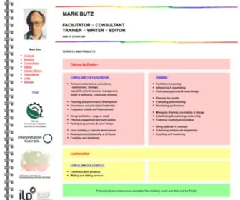 Markbutz.com(Mark Butz) Screenshot