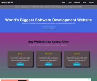 Markcheap.com(Buy Website) Screenshot
