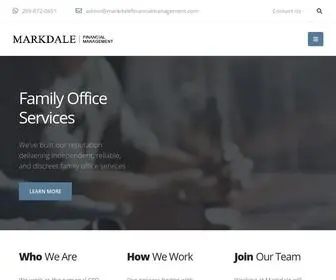 Markdalefinancialmanagement.com(Markdale Financial Management) Screenshot