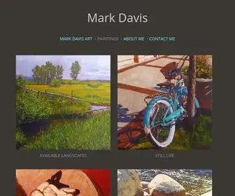 Markdavisart.com(Mark Davis) Screenshot