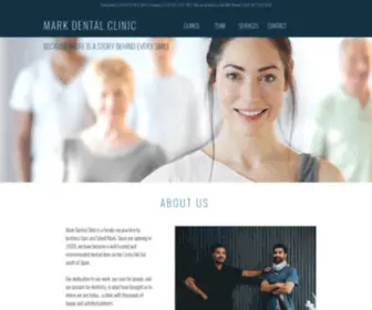 Markdentalclinic.com(HOME) Screenshot