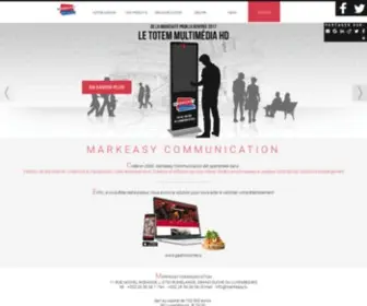 Markeasy.lu(Agence de communication au Luxembourg) Screenshot