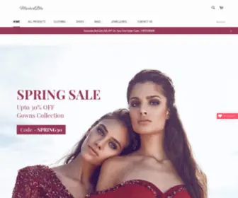 Markedblu.com(Women's fashion store) Screenshot