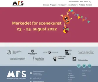 Markedet.org(Markedet for Scenekunst) Screenshot