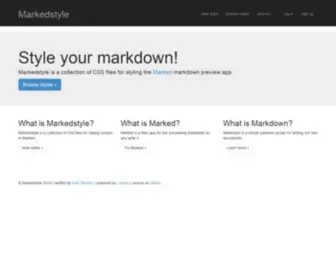 Markedstyle.com(Markedstyle) Screenshot