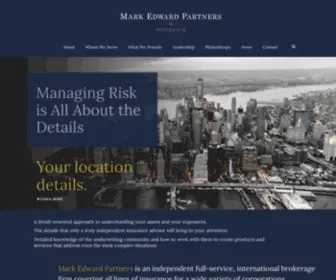 Markedwardpartners.com(Mark Edward Partners) Screenshot