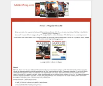 Markeemag.com(Markee was a results) Screenshot