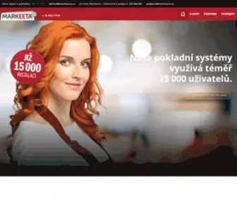 Markeeta.cz(Představujeme vám pokladní řešení pro vaše podnikání v oblasti gastra) Screenshot