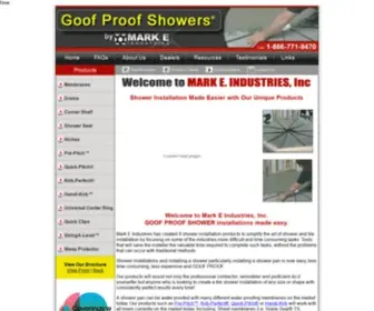 Markeindustries.com(Shower installation) Screenshot