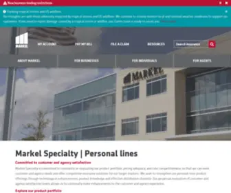 Markelamerican.com(Markel specialty) Screenshot