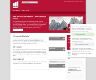 Markelintl.com(International Insurance) Screenshot