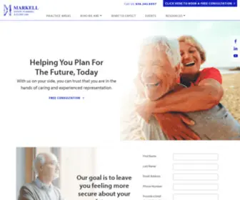 Markellpc.com(O'Fallon, MO, Estate Planning & Elder Law Attorney) Screenshot