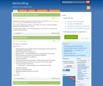 Markenblog.de(Markenblog) Screenshot