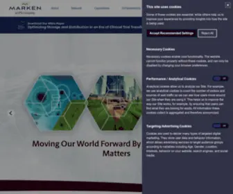Marken.com(Hello // We go beyond to connect patients with new medicines) Screenshot