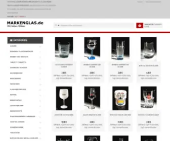 Markenglass.com(Markengläser und Zubehör aller Marken) Screenshot