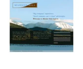 Markerhillcapital.com(Marker Hill) Screenshot