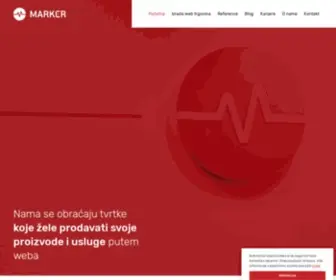 Marker.hr(Tvrtka specijalizirana za izradu web trgovine) Screenshot