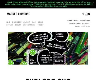 Markeruniverse.com(Marker Universe) Screenshot