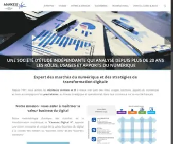 Markess.com(Société d'études expert du digital) Screenshot