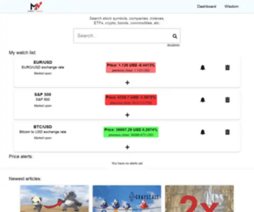 Market-Alerts.com(Stock Market tools) Screenshot