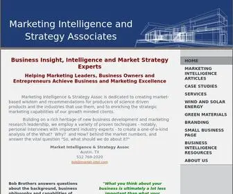 Market-Intel.com(Market Intelligence & Strategy Assoc) Screenshot